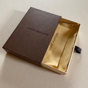Louis Vuitton Authentic Preowned Accessory Box with Dust Bag 5.5 x 3.5 x 1